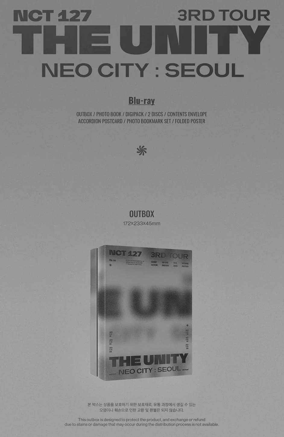 NCT 127 - 3RD TOUR 'THE UNITY' NEO CITY : SEOUL (DVD/ BLU-RAY/ DIGITAL CODE) - Image 8