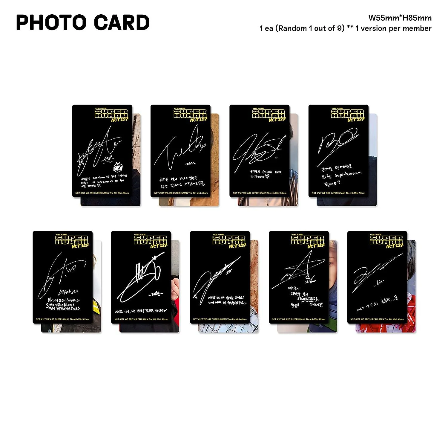 NCT 127 4th Mini Album - WE ARE SUPERHUMAN - Image 4