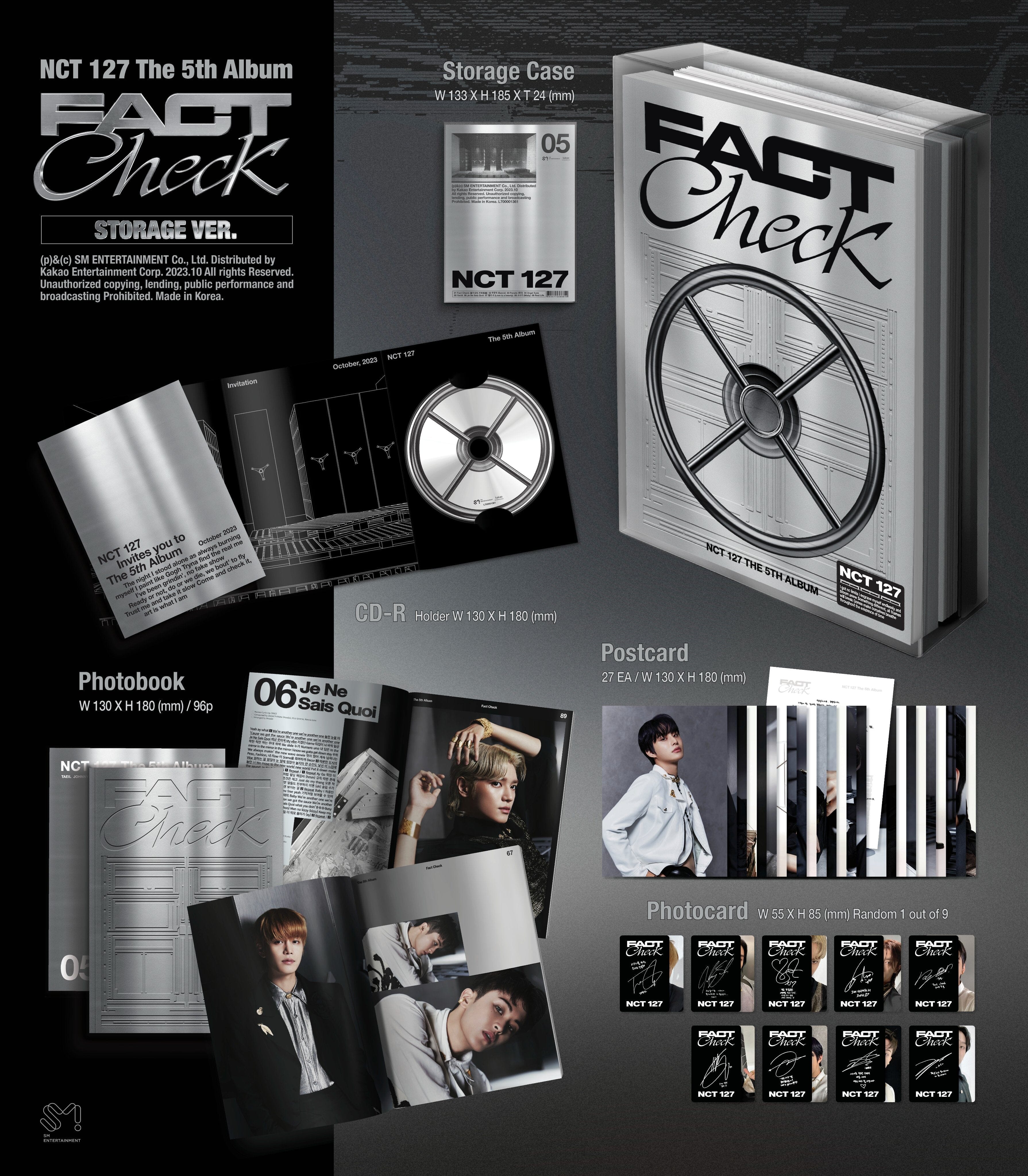 NCT 127 - FACT CHECK (THE 5TH ALBUM) STORAGE VER. - Image 2