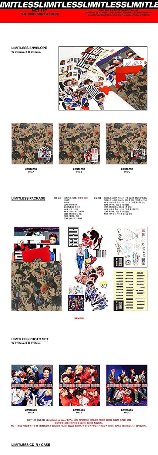 NCT 127 - Limitless (2nd Mini Album) - Image 3