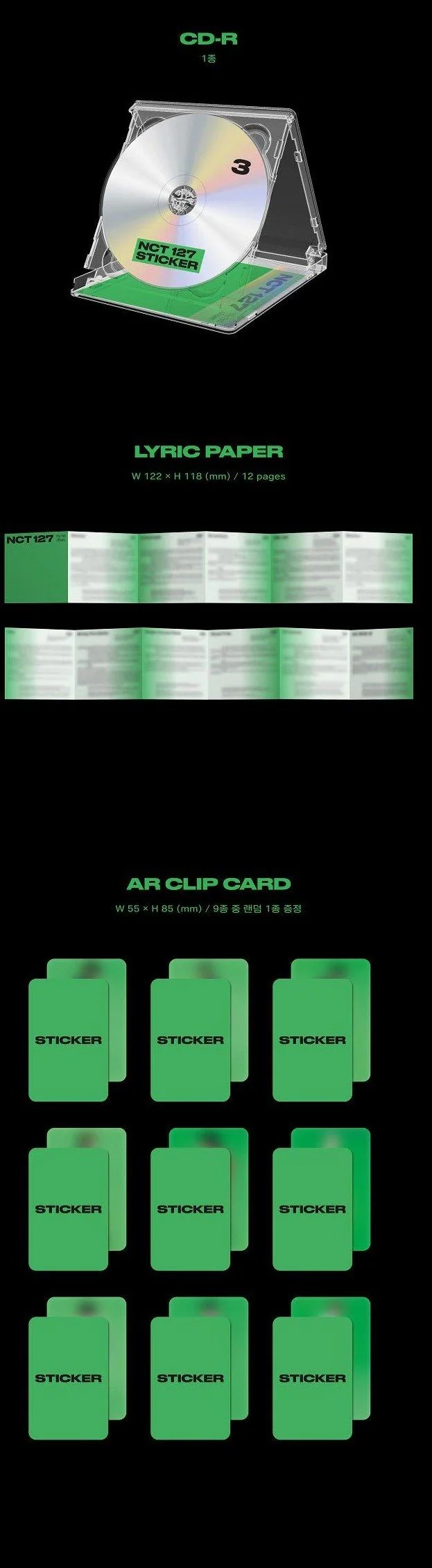 NCT 127 - Vol.3 [STICKER] (Jewel Case Ver.) - Image 4