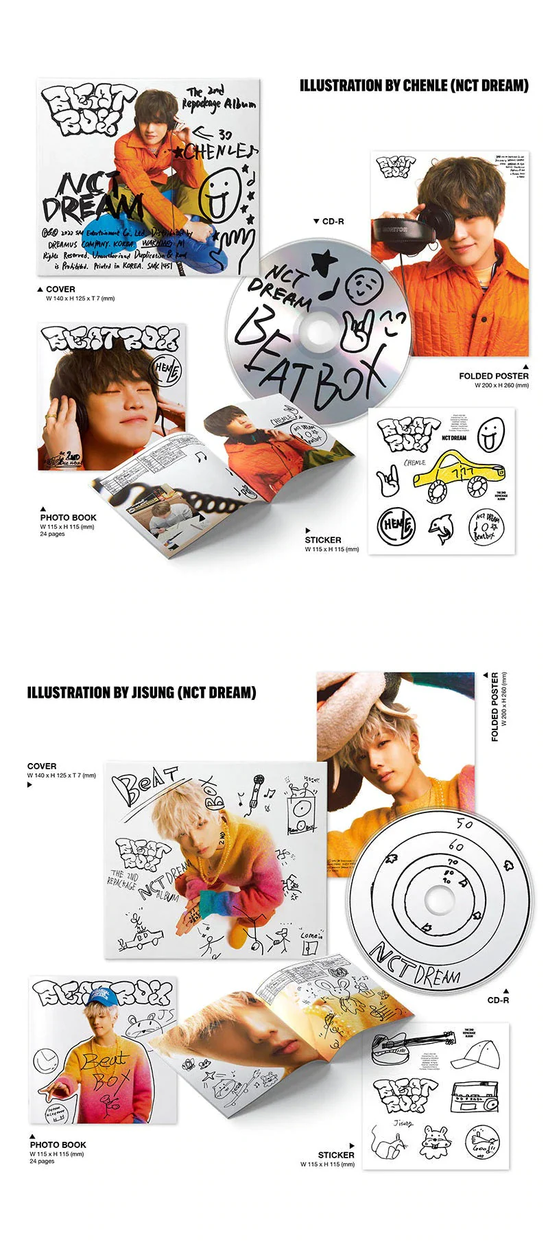 NCT DREAM Album Vol. 2 (Repackage) - Beatbox (Digipack Ver.) - Image 4