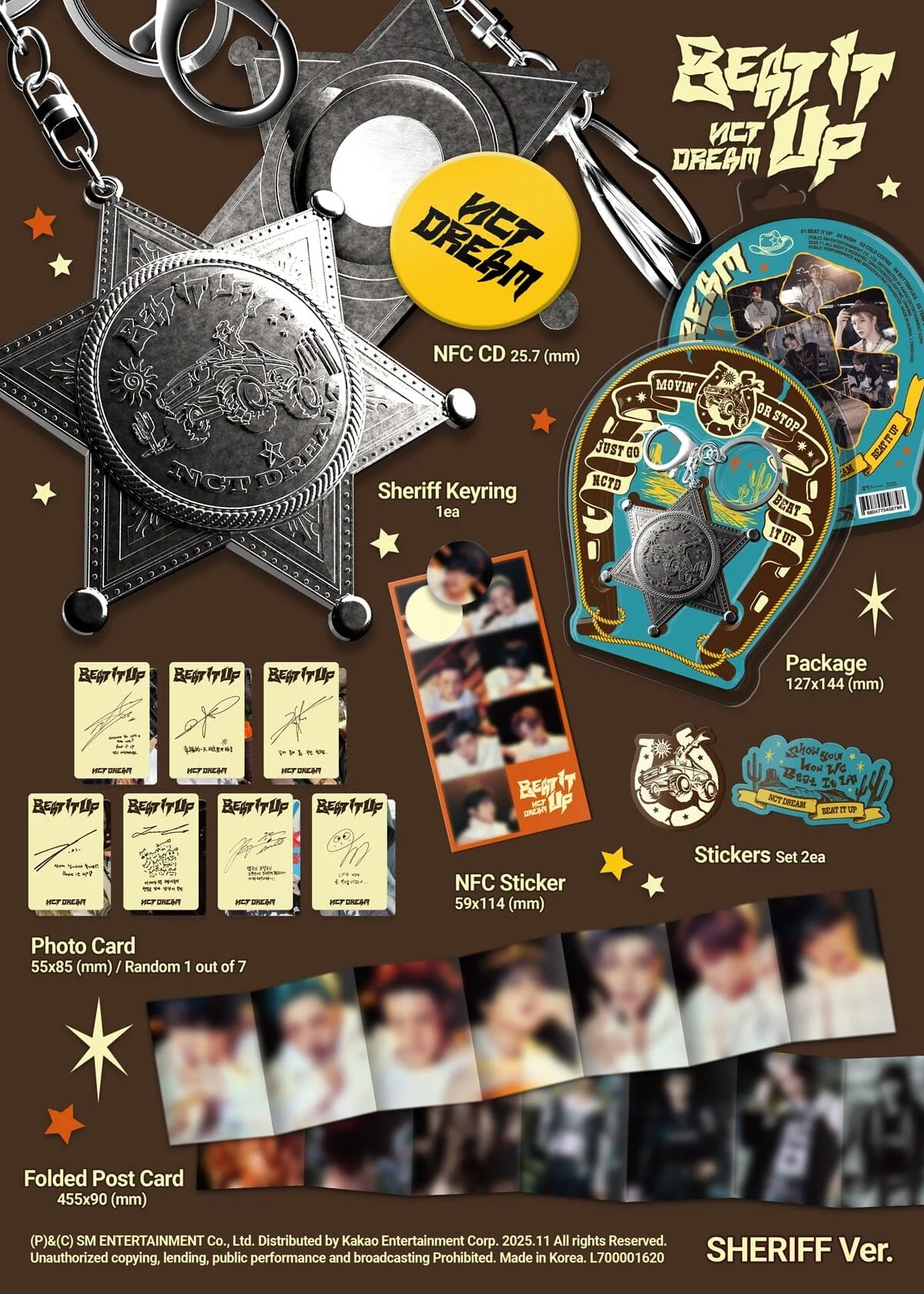 NCT DREAM - BEAT IT UP (SHERIFF VER.) (SMART ALBUM) - Image 2