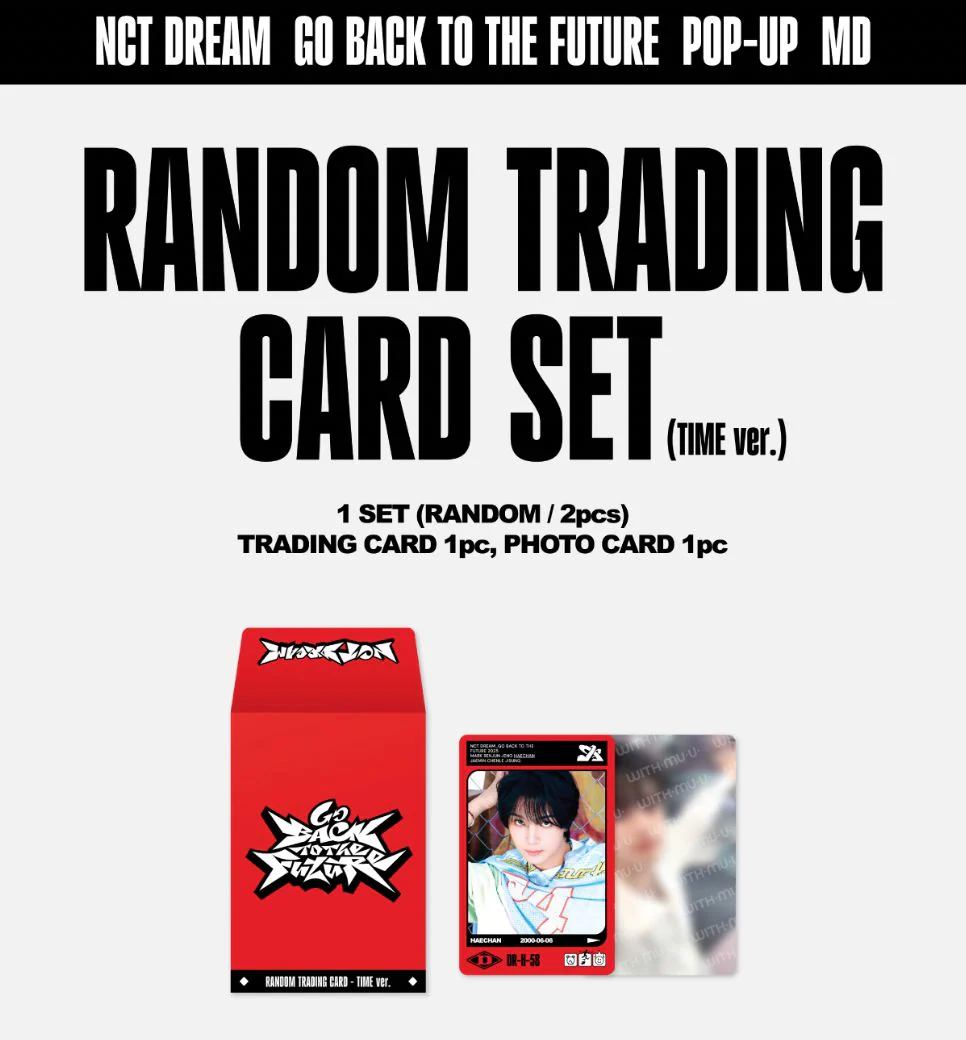 NCT DREAM - RANDOM TRADING CARD SET (GO BACK TO THE FUTURE POP-UP MD) - Image 2