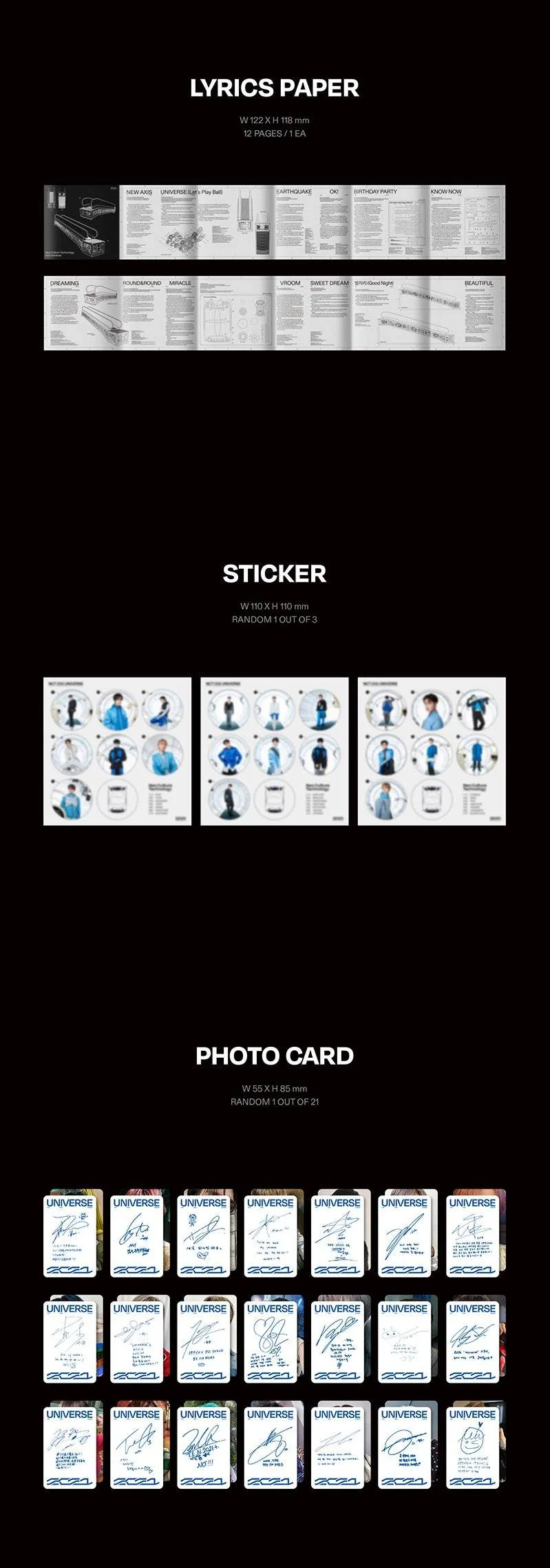 NCT - UNIVERSE JEWEL CASE VER. (3rd Full Album) - Image 4
