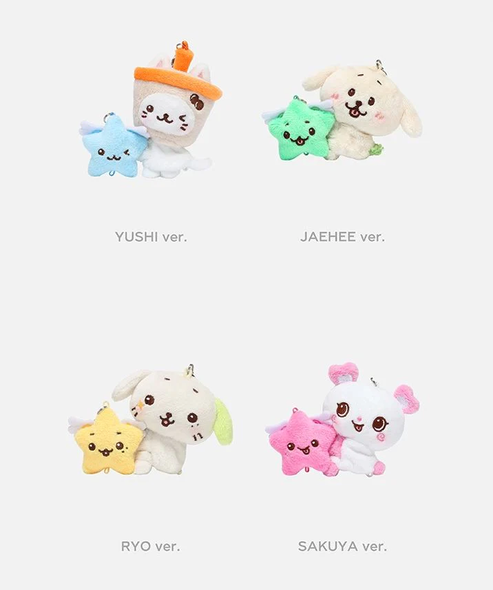 NCT WISH - FANLIGHT MINI DOLL KEY RING (ASIA TOUR 'LOG IN' MD) - Image 3