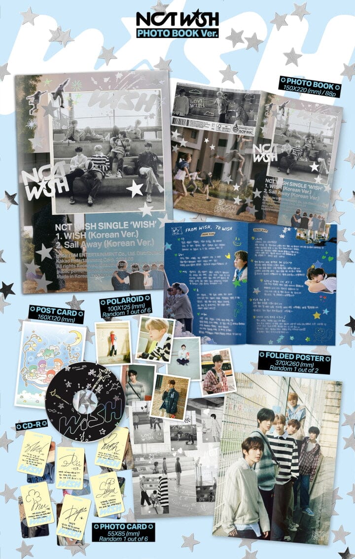 NCT WISH - WISH (1ST SINGLE ALBUM) PHOTOBOOK VER. - Image 2