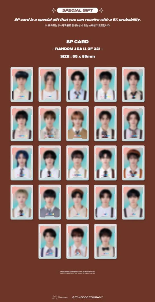 NCT ZONE - COUPON CARD (GENTLE MAN VER.) - Image 6