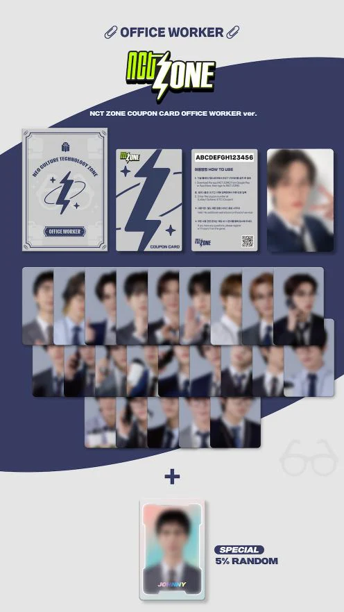 NCT ZONE - COUPON CARD (OFFICE WORKER VER.) - Image 3