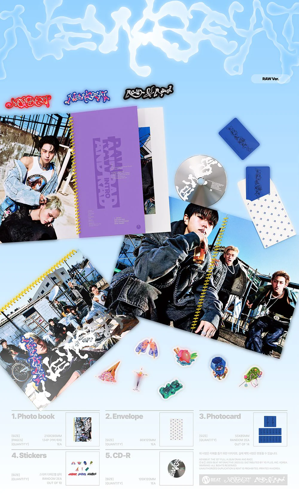 NEWBEAT - RAW AND RAD (PHOTOBOOK) - Image 2