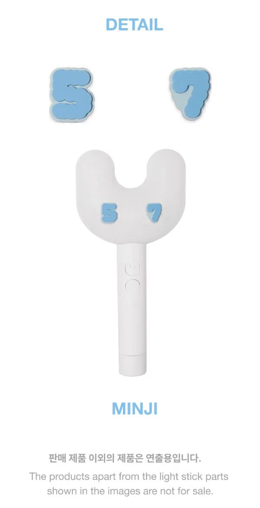 NEWJEANS - BIRTHDAY LIGHT STICK PARTS - Image 5