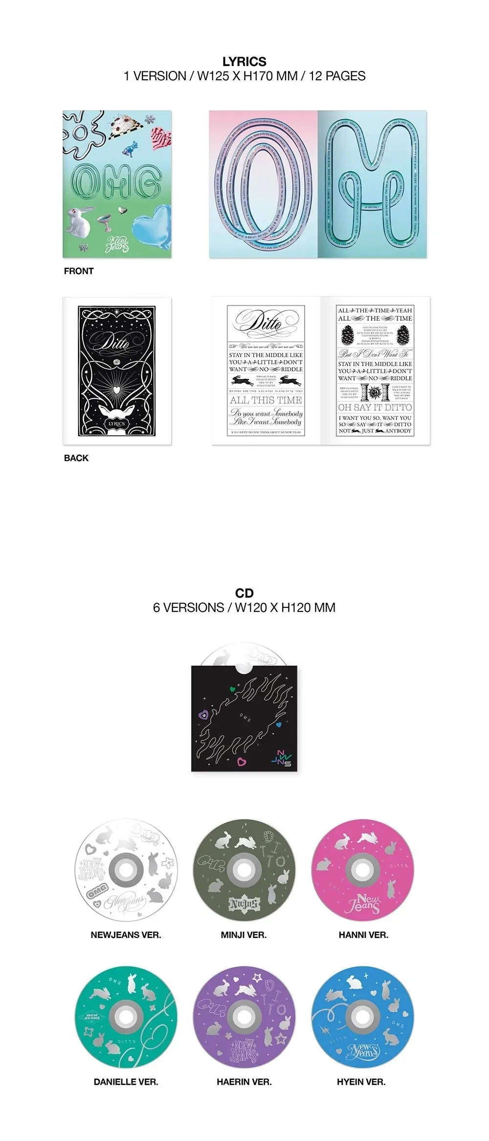 NewJeans - OMG (Message Card Album) - Image 7