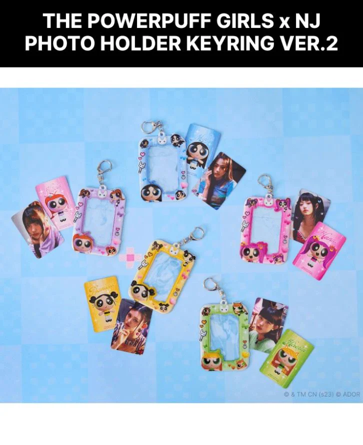 NEWJEANS - PHOTO HOLDER KEYRING (THE POWERPUFF GIRLS X NJ) - Image 2