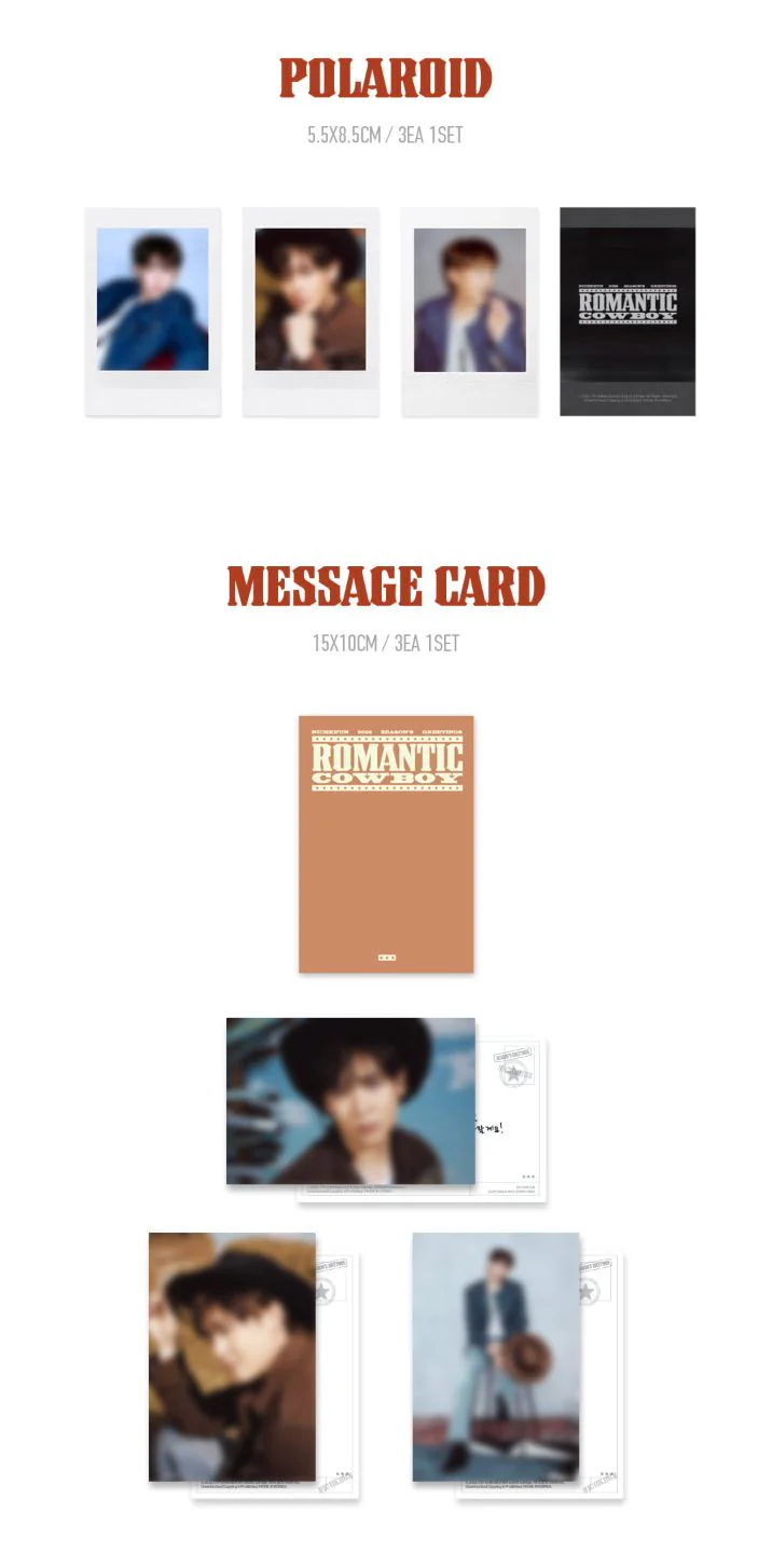 NICHKHUN (2PM) - 2026 SEASON'S GREETINGS (ROMANTIC COWBOY) + Special Photocard - Image 9