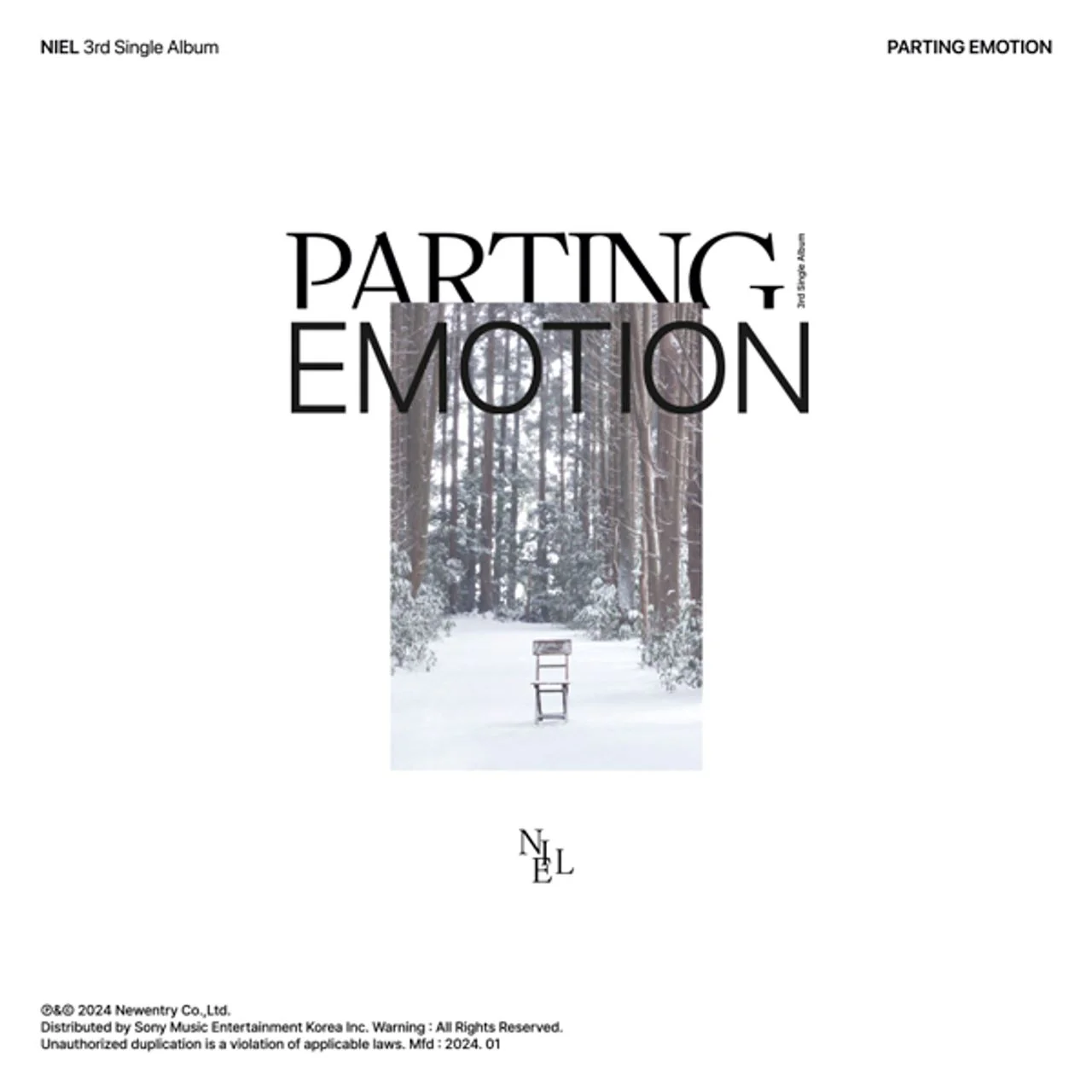 NIEL (TEEN TOP) - PARTING EMOTION (3RD SINGLE ALBUM)