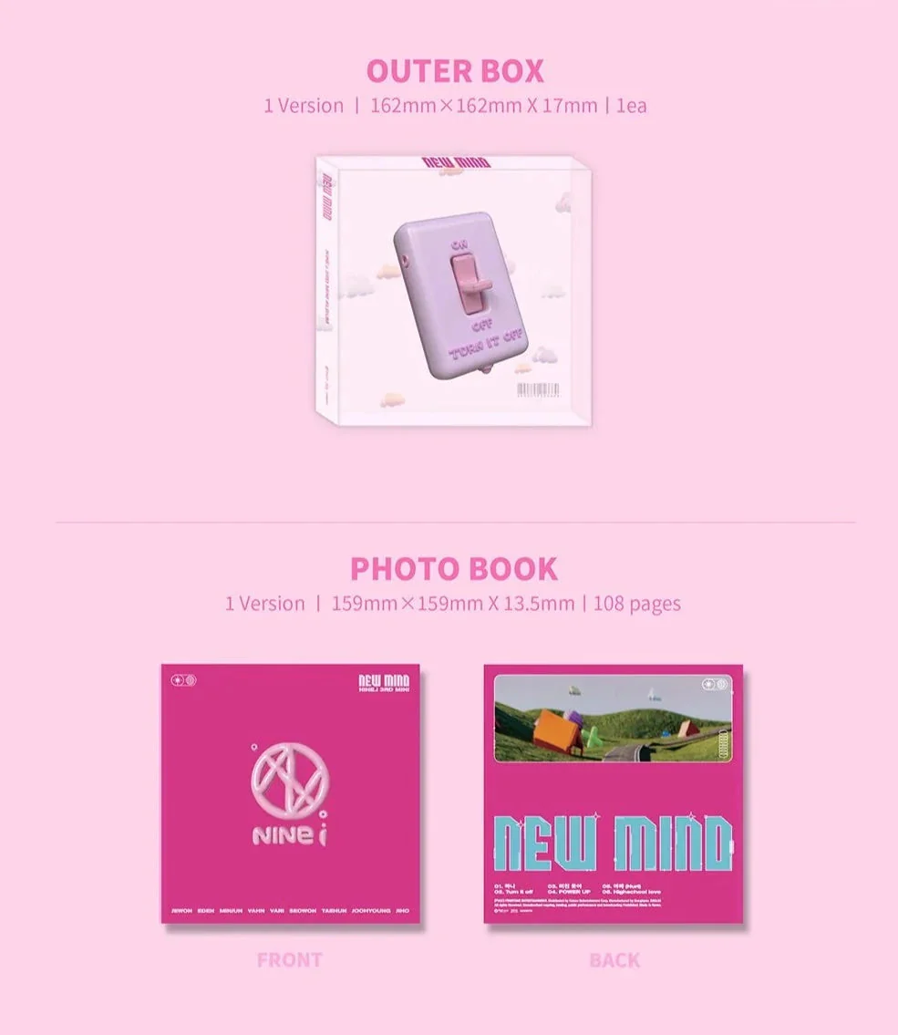 NINE.i - NEW MIND (3RD MINI ALBUM) - Image 3