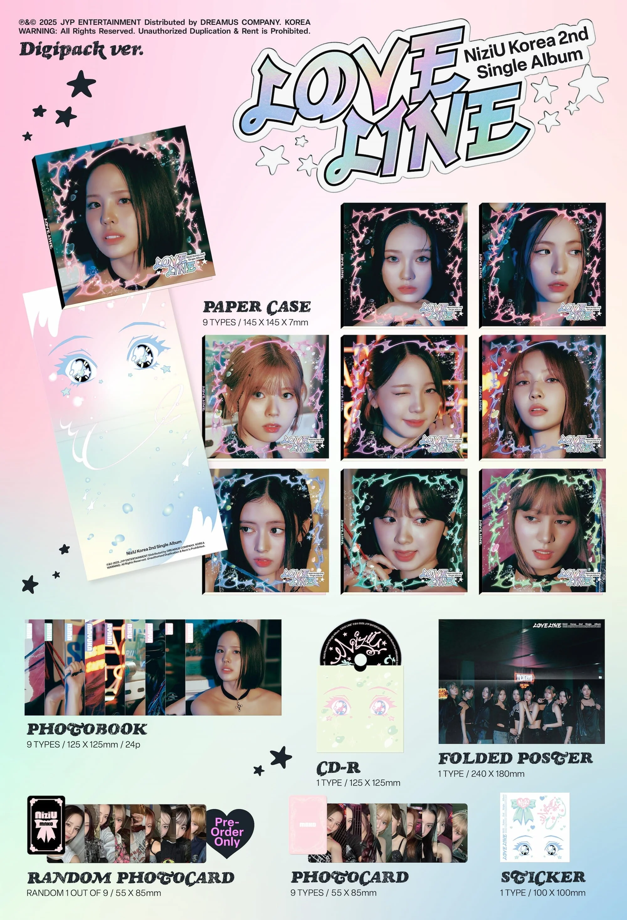 NIZIU - LOVE LINE (DIGIPACK VER.) - Image 2