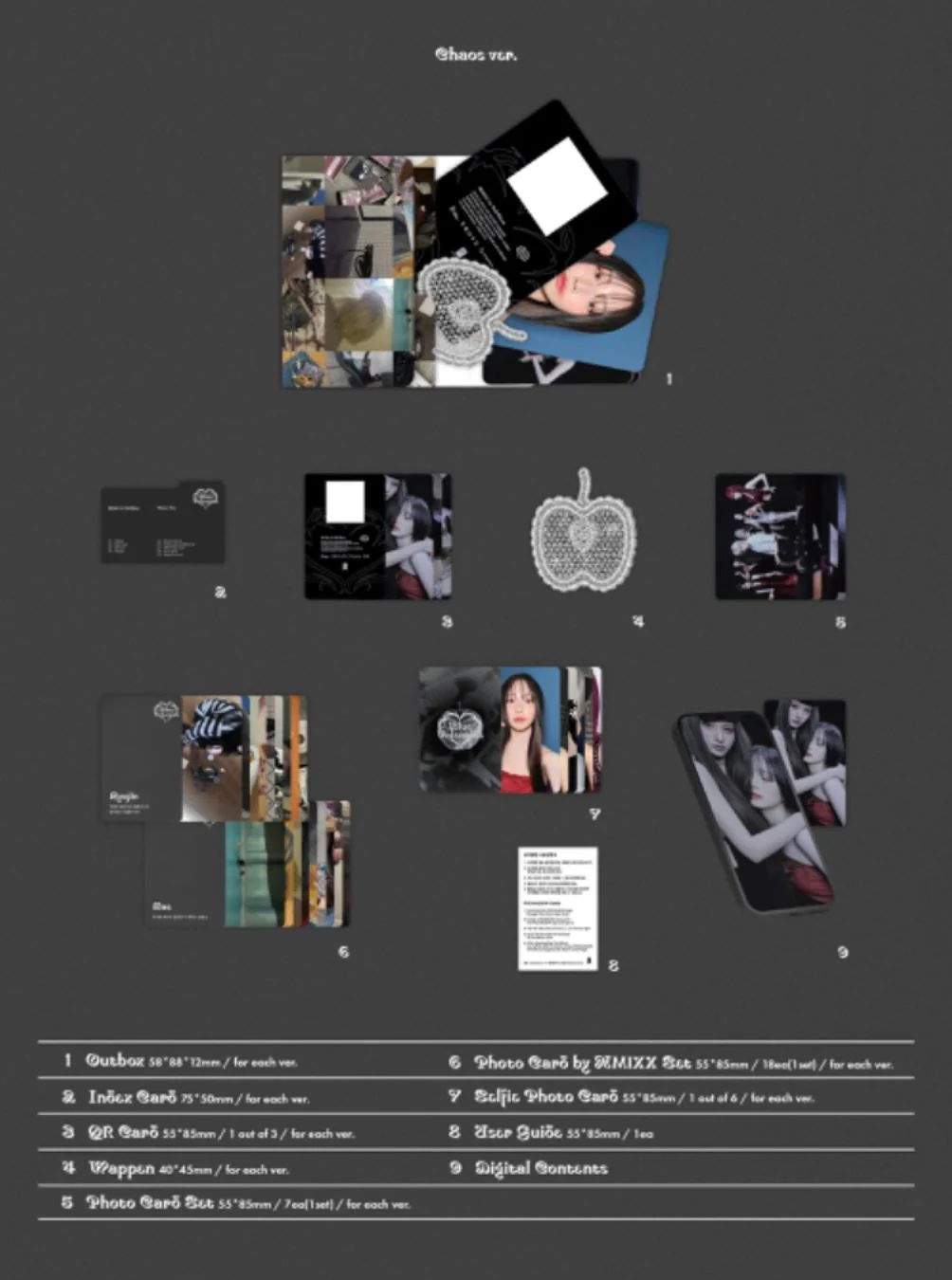 NMIXX - BLUE VALENTINE (PLATFORM ALBUM POCA ALBUM VER.) + FANS SHOP Photocard - Image 5