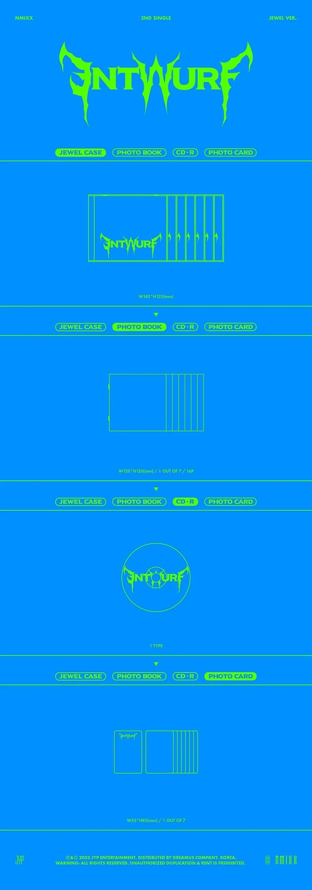 NMIXX - ENTWURF (JEWEL CASE VER.) 2ND SINGLE ALBUM - Image 2