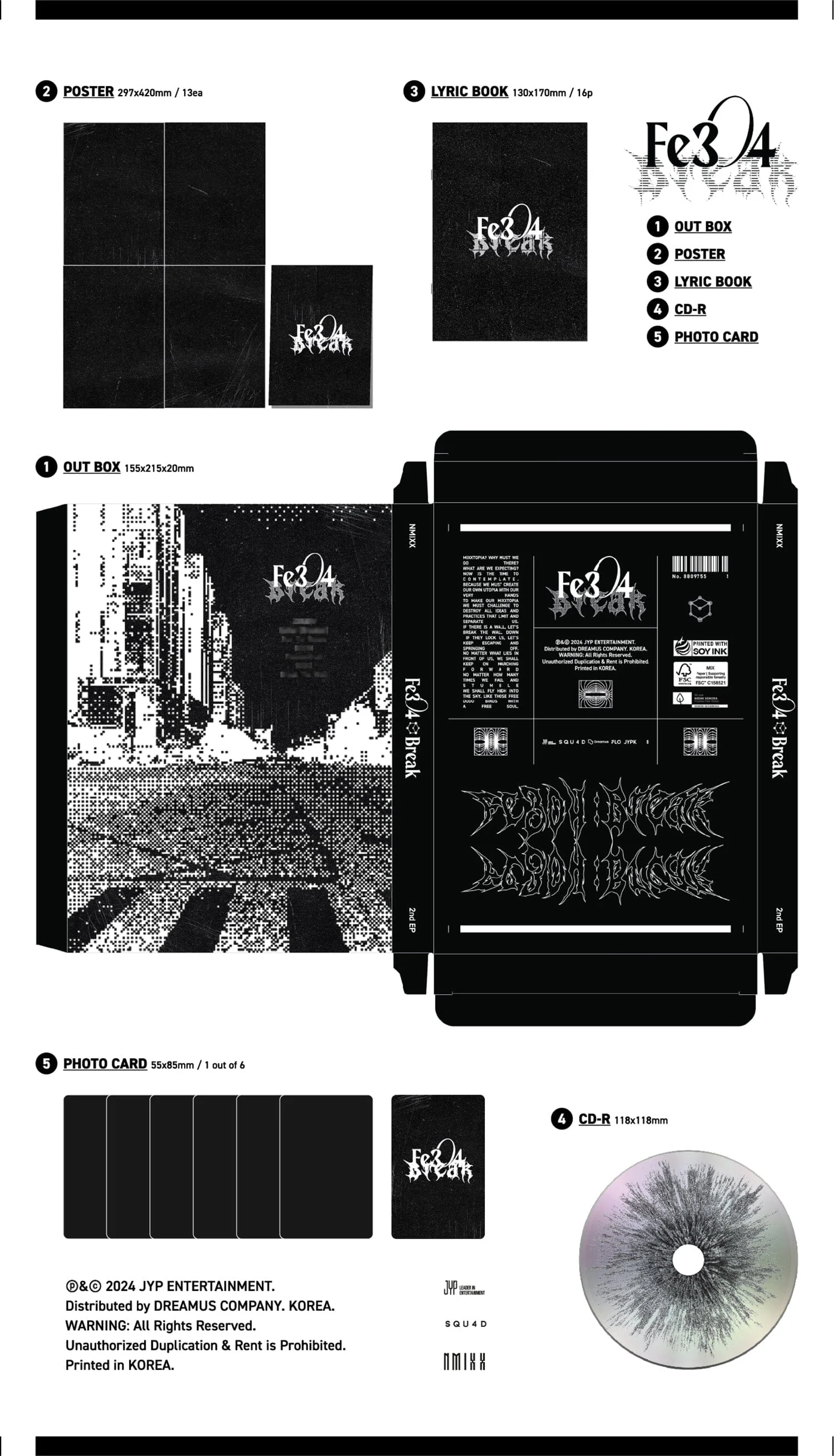 NMIXX - FE304 BREAK (2ND MINI ALBUM) POSTER VER. - Image 2