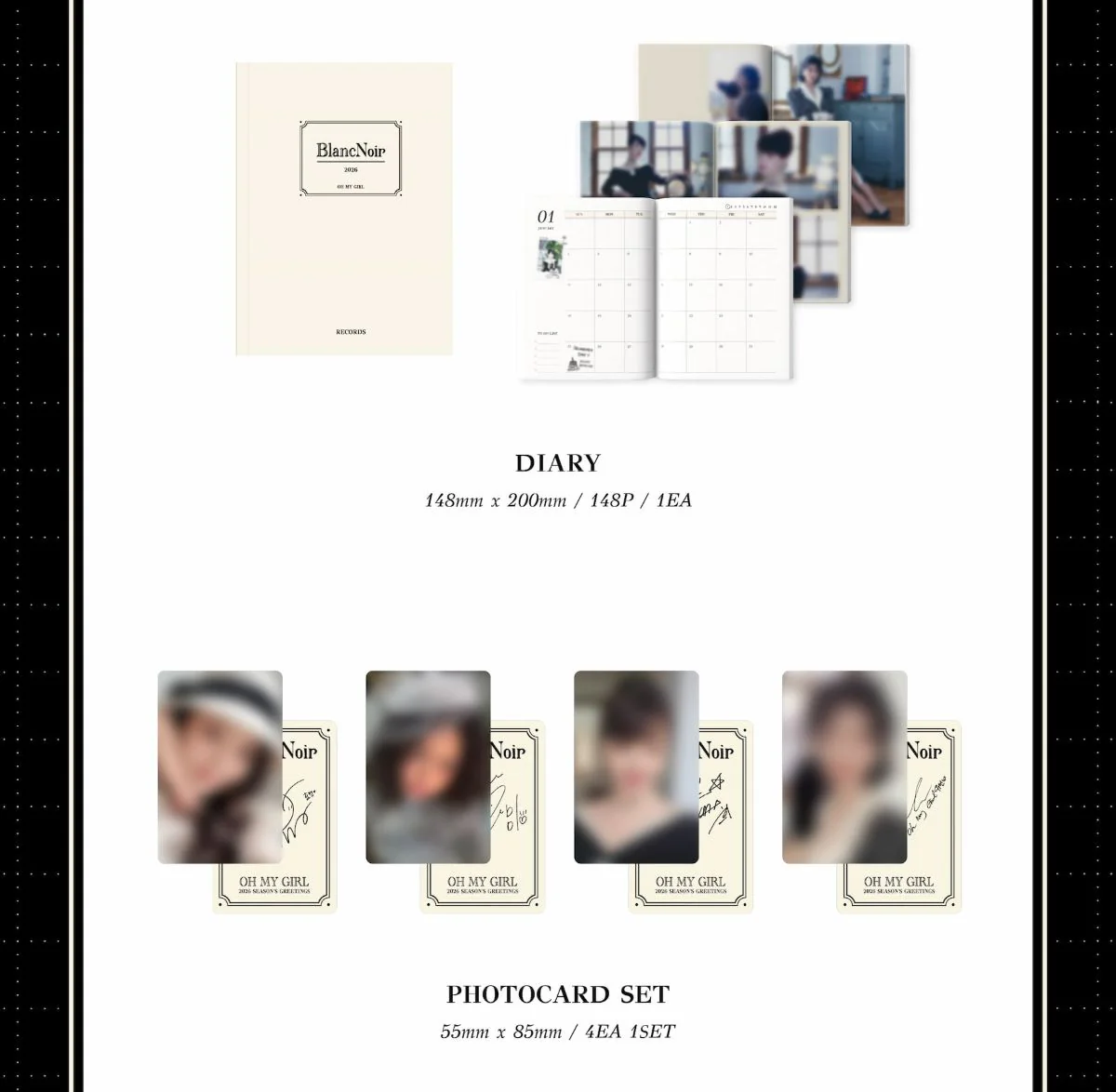 OH MY GIRL - 2026 SEASON'S GREETINGS (BLANC NOIR) - Image 4