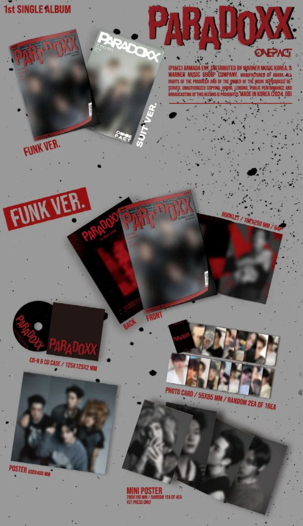 ONE PACT - PARADOXX (1ST SINGLE ALBUM) - Image 2