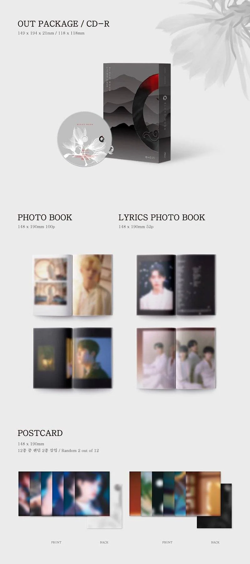 ONEUS - 6th Mini Album Blood Moon - Image 3
