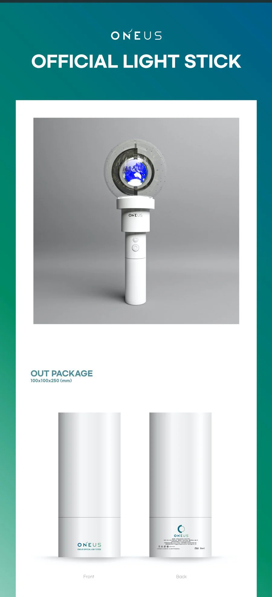 ONEUS - OFFICIAL LIGHT STICK - PRE ORDER - Image 2