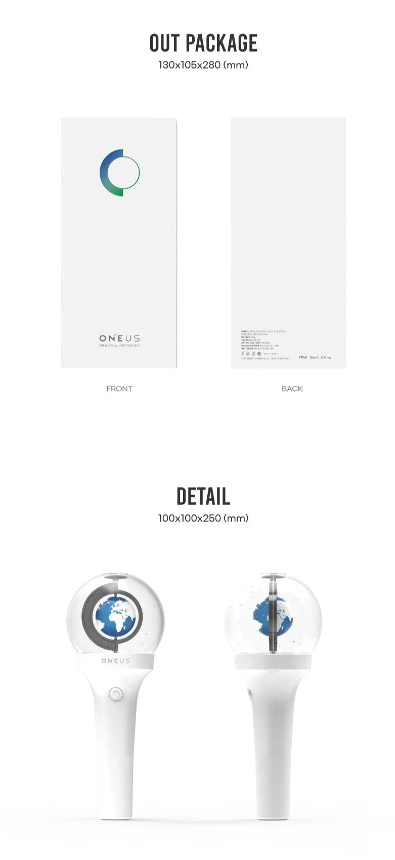 ONEUS - OFFICIAL LIGHT STICK VER.2 - Image 3