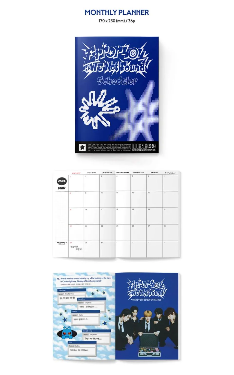 ONEWE - 2026 SEASON'S GREETINGS (ERROR 404 : WE NOT FOUND) + Bizent Gift - Image 5