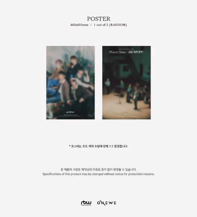 ONEWE - PLANET NINE : ISOTROPY (3RD MINI ALBUM) - Image 6