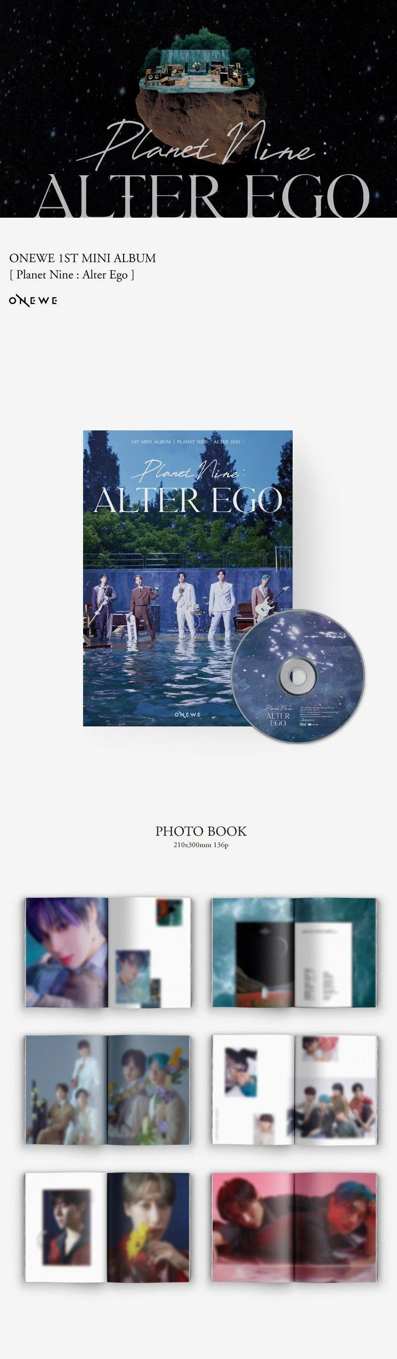 Onewe - Planet Nine : Alter Ego (1st mini album) - Image 2