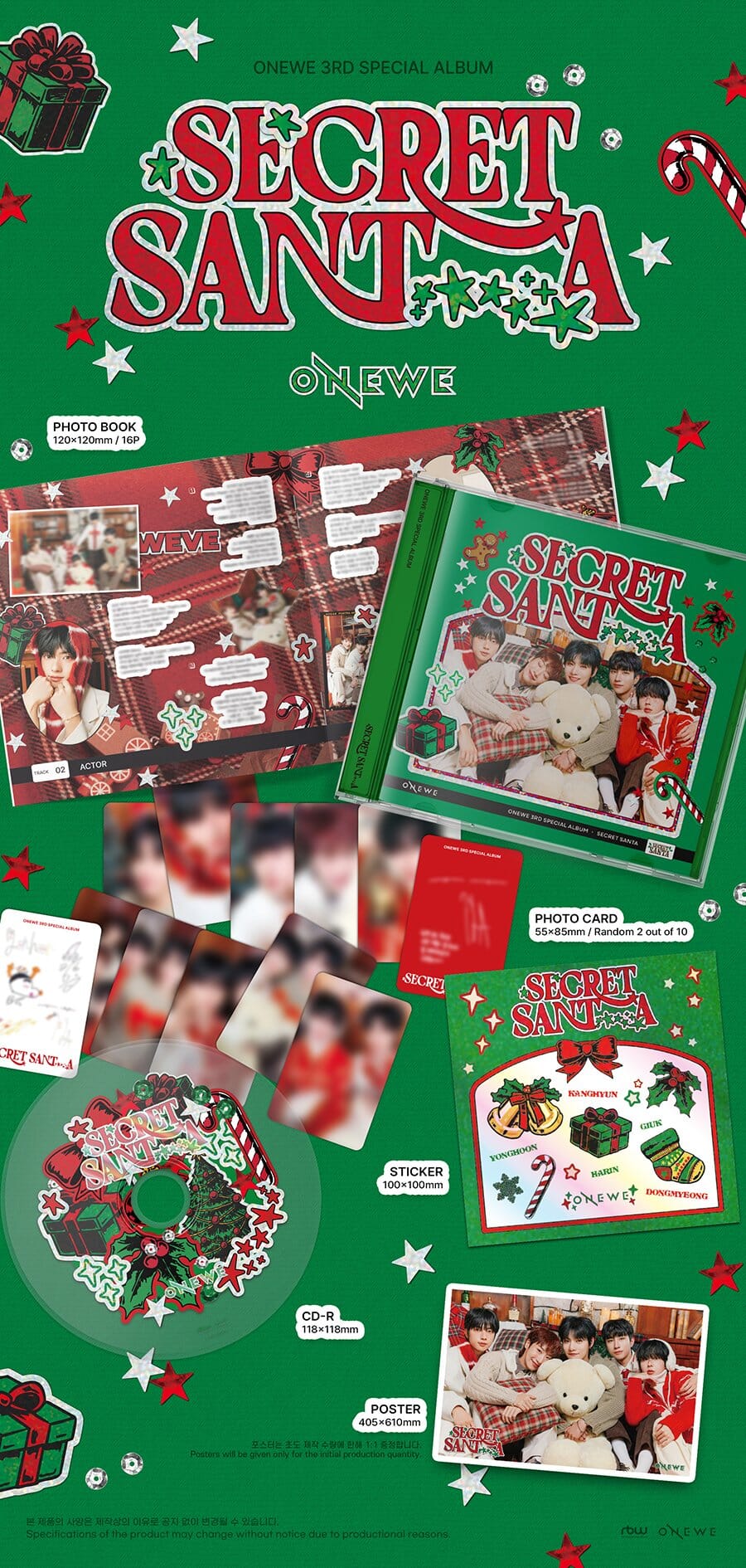 ONEWE - SECRET SANTA (3RD SPECIAL ALBUM) - Image 2