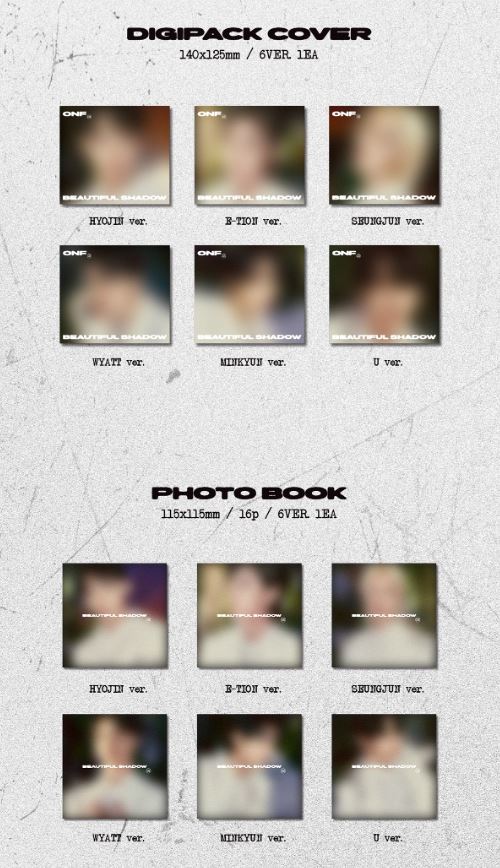 ONF - BEAUTIFUL SHADOW (8TH MINI ALBUM) DIGIPACK VER. - Image 3