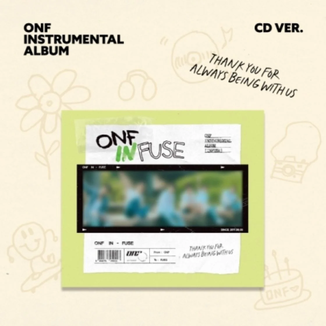 ONF - INFUSE (INSTRUMENTAL ALBUM) CD & LP