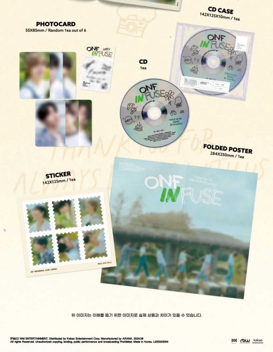 ONF - INFUSE (INSTRUMENTAL ALBUM) CD & LP - Image 3