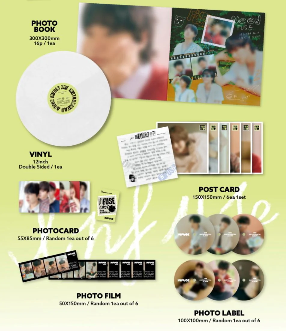 ONF - INFUSE (INSTRUMENTAL ALBUM) CD & LP - Image 6