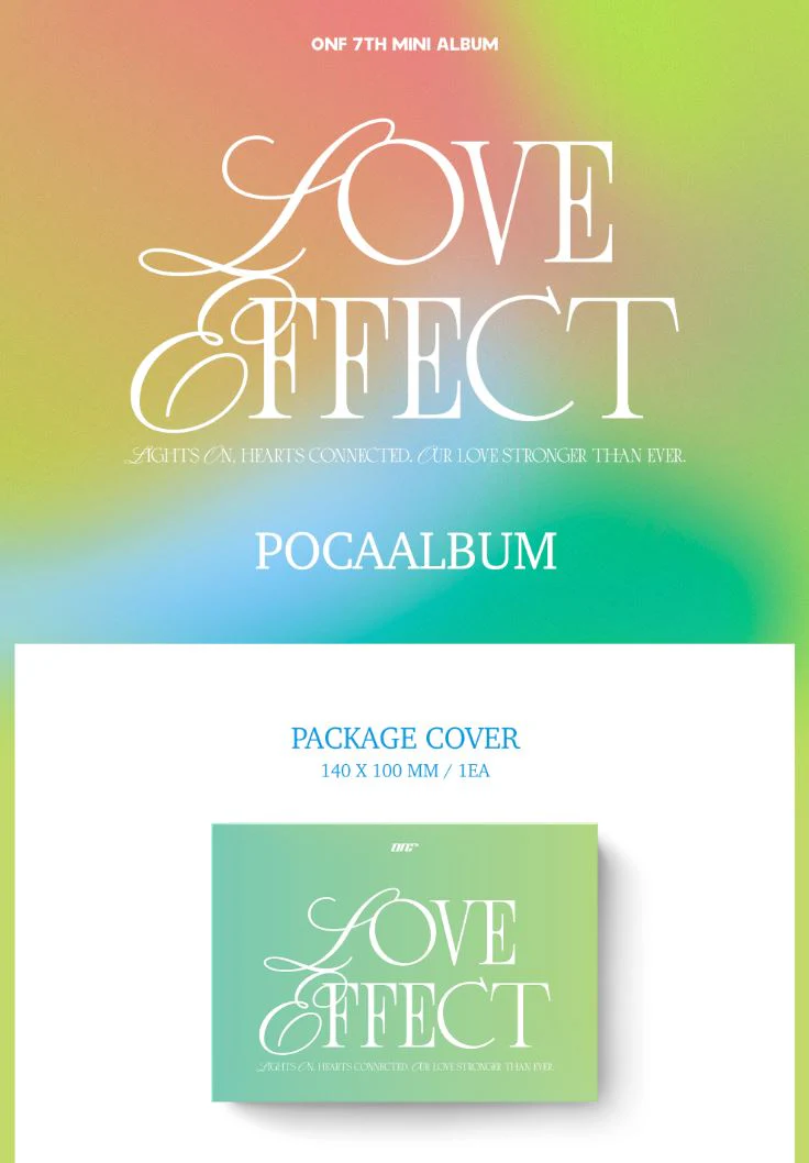 ONF - LOVE EFFECT (7TH MINI ALBUM) POCA ALBUM - Image 2