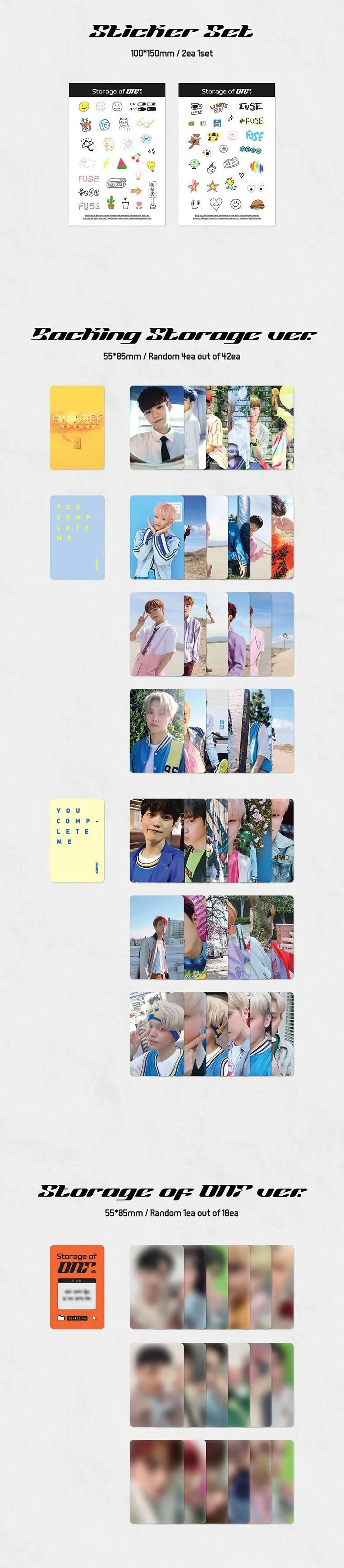 ONF - STORAGE OF ONF (Special Album) - Image 4