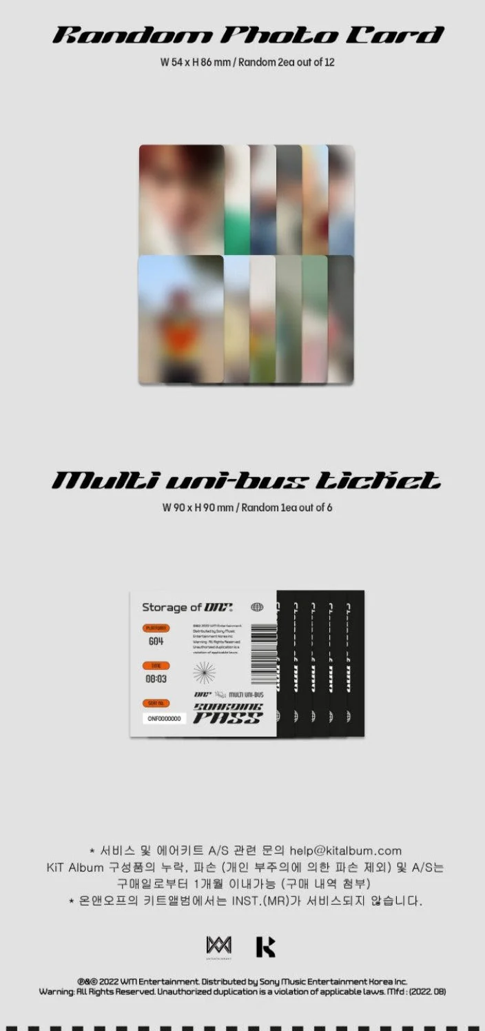 ONF - STORAGE OF ONF (KIT ALBUM) - Image 4