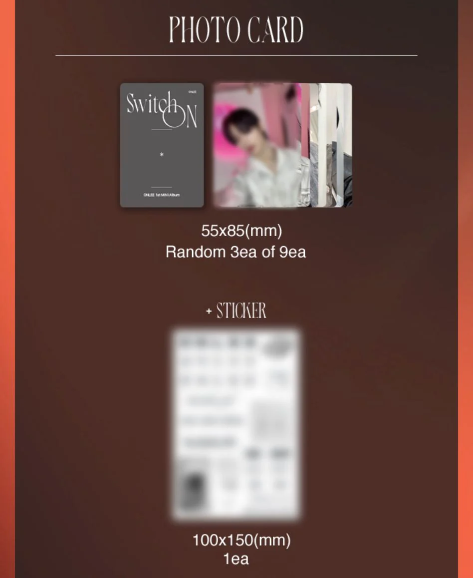 ONLEE - SWITCH ON (1ST MINI ALBUM) - Image 4