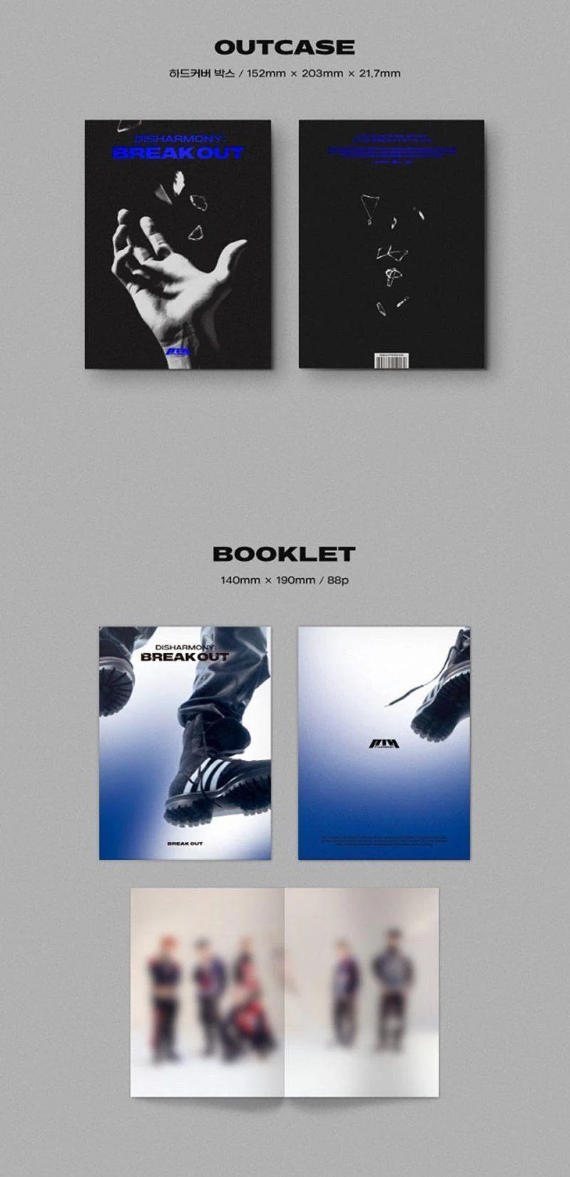 P1HARMONY - 2ND MINI ALBUM [DISHARMONY : BREAK OUT] - Image 3