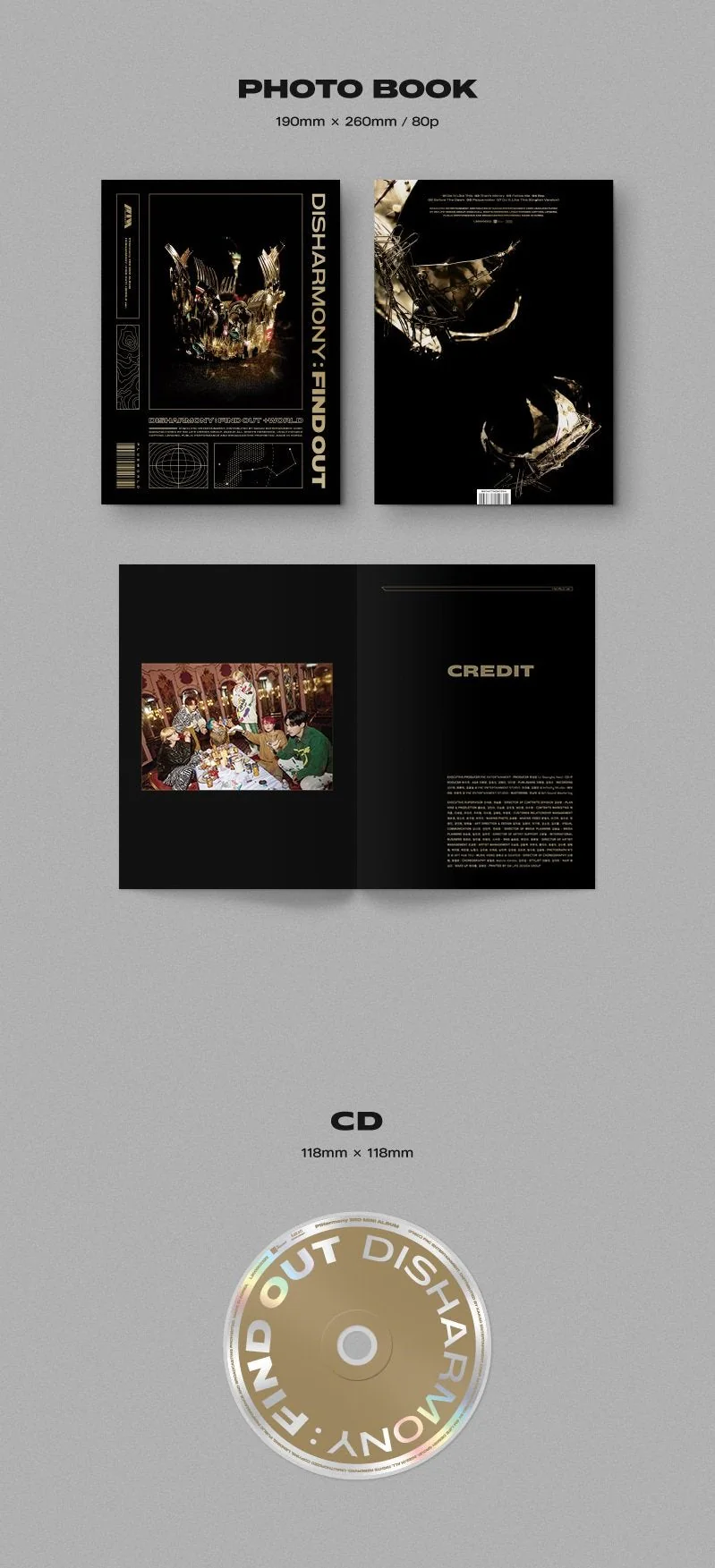P1HARMONY - DISHARMONY FIND OUT (3rd Mini Album) - Image 3