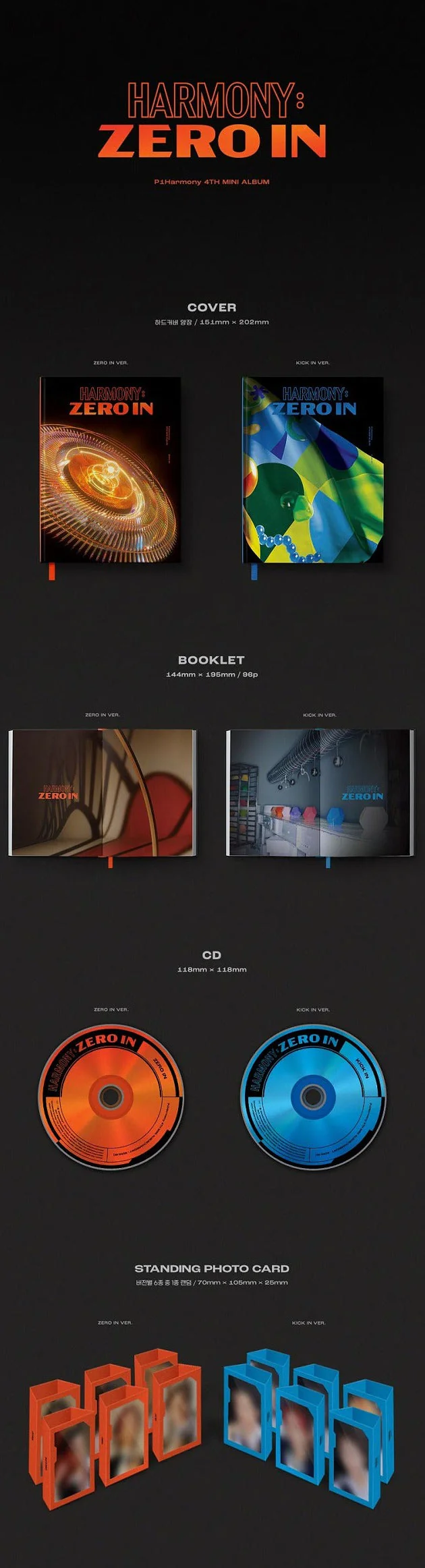 P1Harmony - HARMONY : ZERO IN (Mini Album Vol. 4) - Image 2