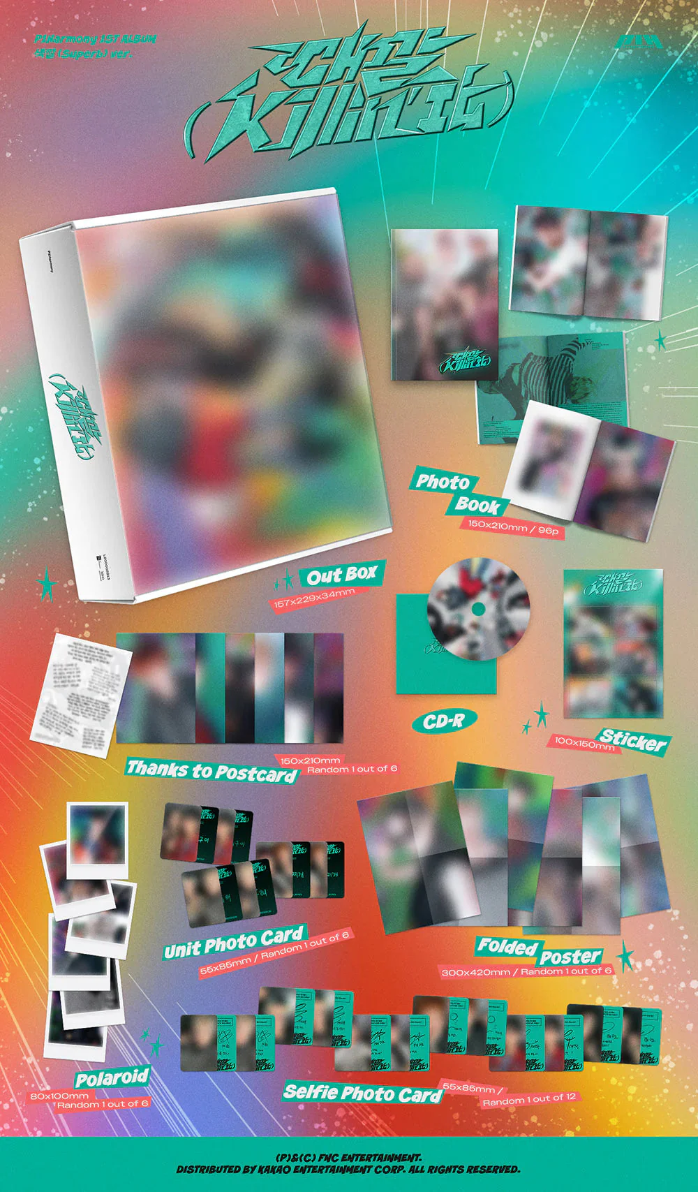 P1HARMONY - KILLIN IT (1ST FULL ALBUM) - Image 3