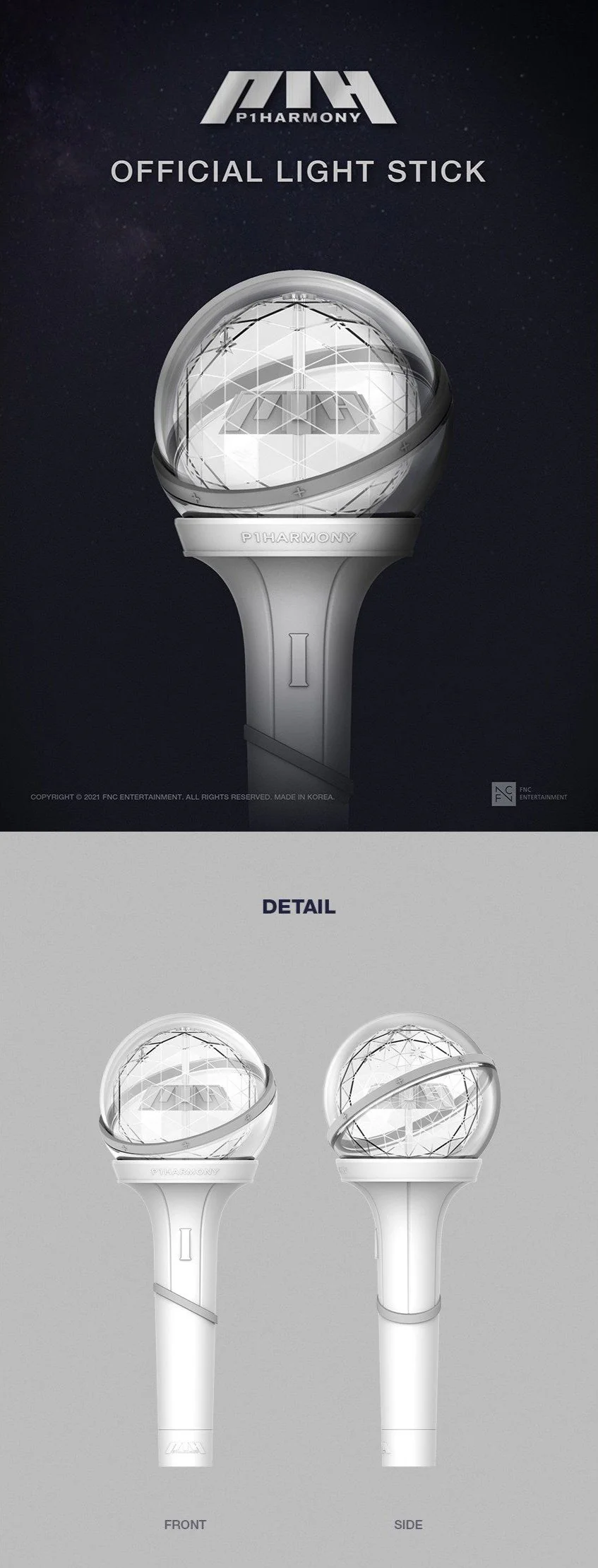 P1Harmony - Official Light Stick - Image 2