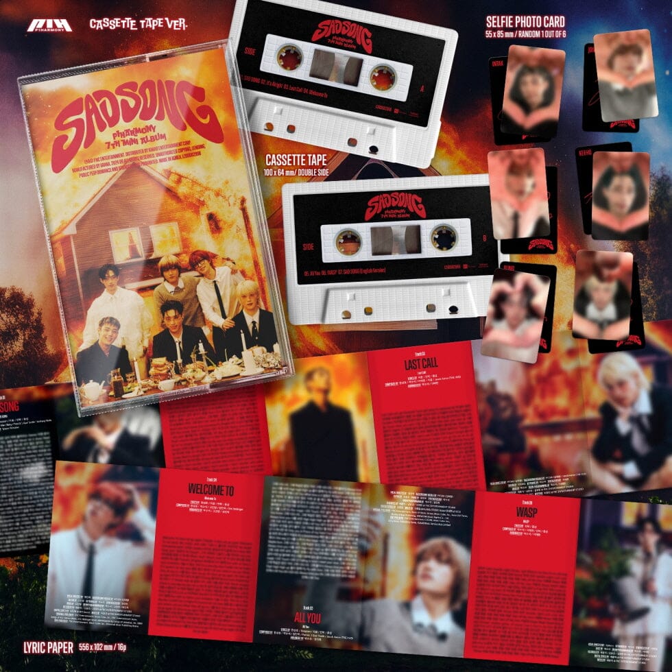 P1HARMONY - SAD SONG (CASSETTE TAPE VER.) - Image 2