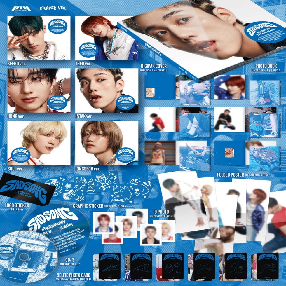 P1HARMONY - SAD SONG (DIGIPAK VER.) - Image 2