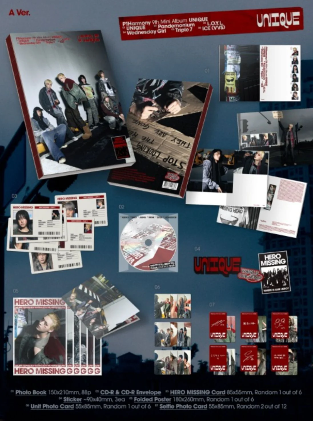 P1HARMONY - UNIQUE (PHOTO BOOK VER.) - Image 2