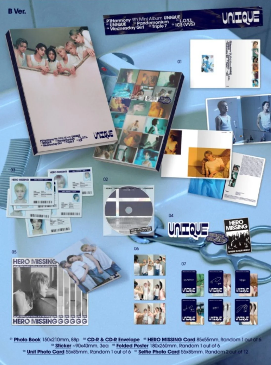 P1HARMONY - UNIQUE (PHOTO BOOK VER.) - Image 3